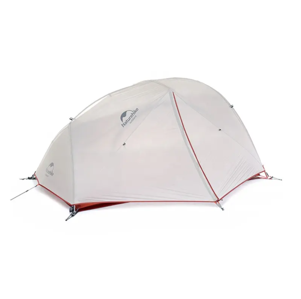 Палатка Naturehike Star-river Si 2-местная, алюминиевый каркас, сверхлегкая, серо-красная NH17T012-T-LGRR