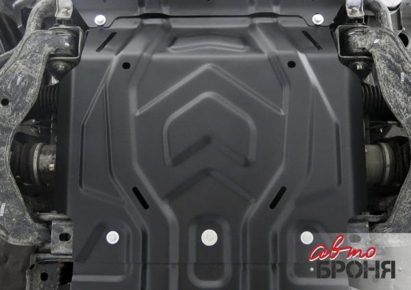 Защита картера АвтоБроня Fiat Fullback/ Mitsubishi L200/ Mitsubishi Pajero Sport  111.04041.2