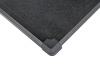 Крышка кузова РИФ для Sollers ST6/ST8, JAC T6/T8, трёхсекционная 1590х1600 мм, алюминиевая, черная ZT63B