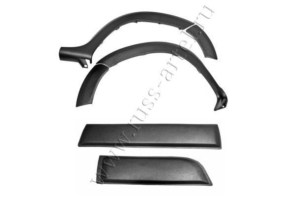 Расширители колесных арок с молдингами на двери Русская артель Renault Duster 2015-  ZKR-187002