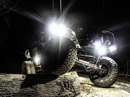 RIGID Rock Light Kit- Cиний цвет свечения (4 модуля) 400233