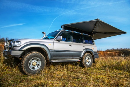 Маркиза автомобильная РИФ веерная, безопорная 2х2,3 м (левая)  RIFAV042023801