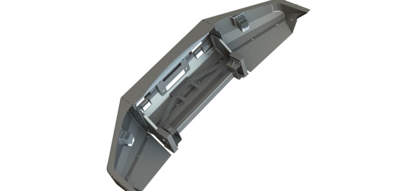 Бампер силовой передний Mitsubishi Pajero Sport 2016+ c противотуманными фарами и дальним светом STC-MPS3-BF-L14