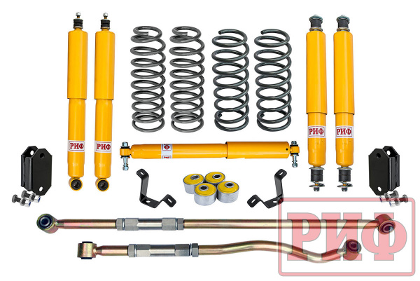 Лифт-комплект РИФ Toyota Land Cruiser 80/105 лифт 50 мм жесткий (постоянная нагрузка) RIF-TLC80-D