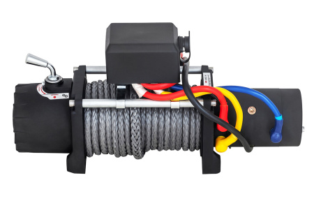 Лебёдка автомобильная электрическая 12V Runva 4500 кг (синтетический трос) EWX10000SSR