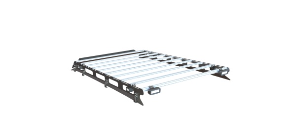 Багажник экспедиционный STC Toyota Land Cruiser 80 с дальним, рабочим и задним светом  STC-TLC80-TR-L1L3L2