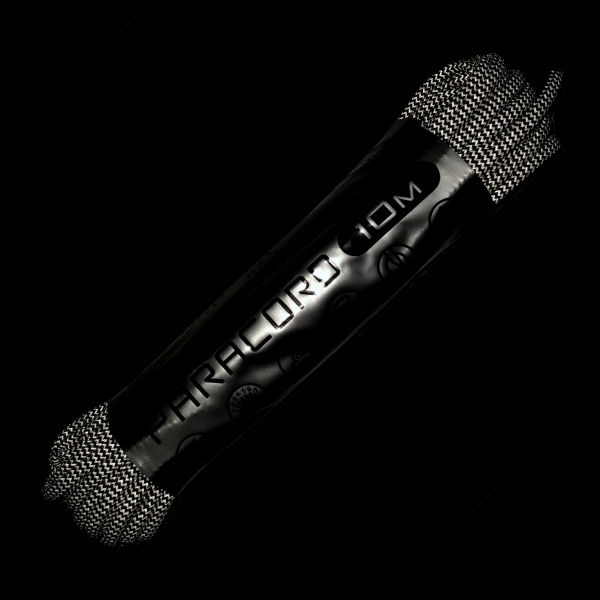 Паракорд 550 CORD nylon 10м SuperReflective (black wave)  550.N10.LM.B.W
