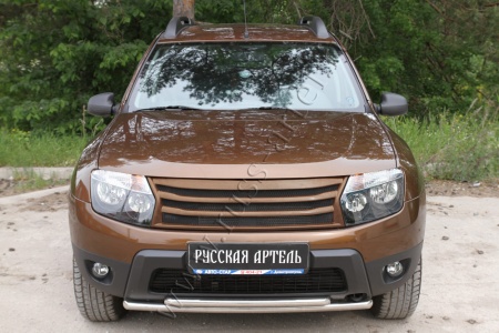 Решетка радиатора с сеткой металлик Русская артель Renault Duster  RRRD-016700
