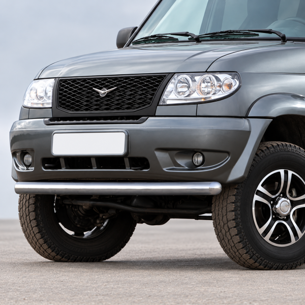 Фото для каталога: Защита переднего бампера d76 Rival UAZ Patriot 2005-2014 R.6301.004