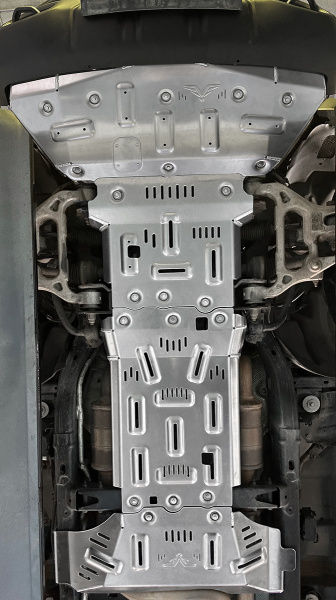 Защита Falcon радиатора, картера, РК, КПП для RAM (Dodge) 1500 TRX 6.2T бензин, алюминий 8 мм 8119492584
