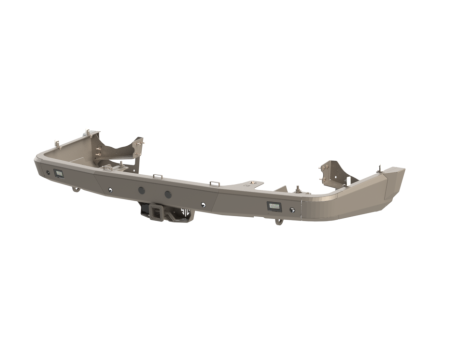 Накладки на бампер задний Toyota Land Cruiser 200 2008-2015 под расширители арок AT35 STC-TLC200/08-BR-BUH-AT35