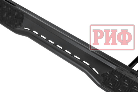 Пороги РИФ силовые Toyota Land Cruiser Prado 120 черные RIF120-40000-BL