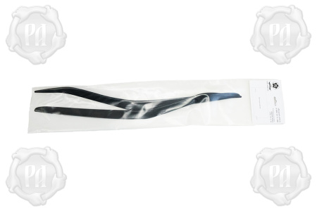 Накладки на передние фары (реснички) Subaru Legacy 2009-2012 глянец RE-200610