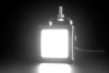 Светодиодные фары дальнего света AURORA 76x76 мм 30W с RGB подсветкой (комплект 2 шт) ALO-D3T-2-P23Q