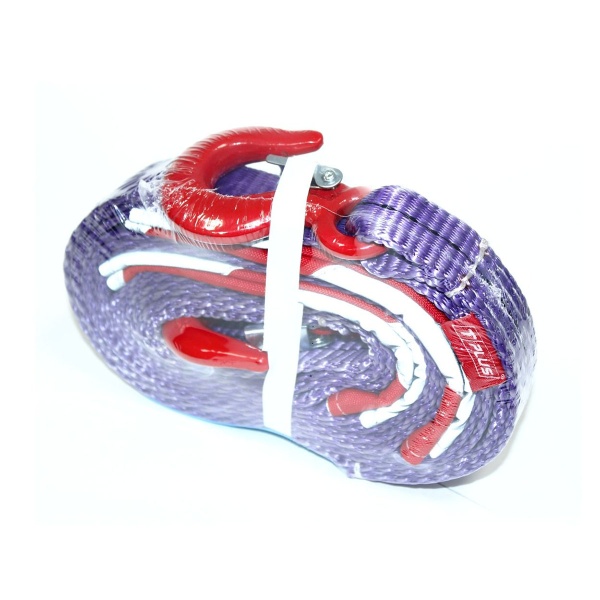 Буксировочный ремень 4/6т 6м Крюк/Крюк с флажками(2 шт) Tplus T002264