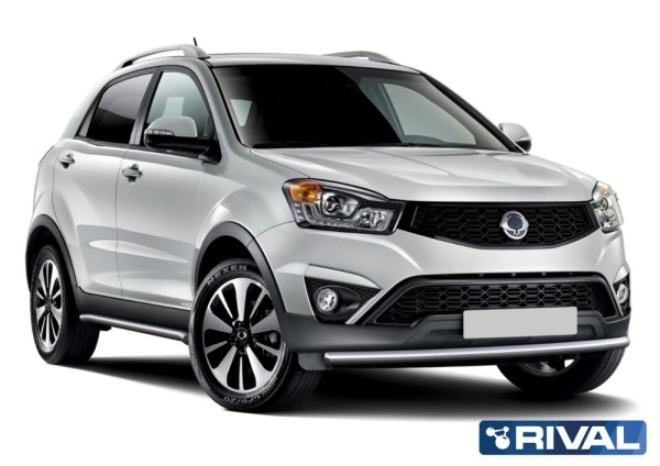 Защита переднего бампера d57 RIVAL Ssang Yong Actyon 2010-2013-  R.5303.004