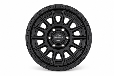 Детали колёсного диска: Диск литой черный матовый 6x139,7 8,5xR18 d110,5 ET+18 (продаются по 4 шт.) FFL85638-1885-63910B+18