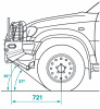Детали и установка: Бампер передний силовой OJeep Chevy Niva 02.007.01