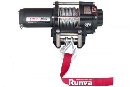 Лебёдка электр. 12V Runva 3500A lbs 1588 кг EWP3500A