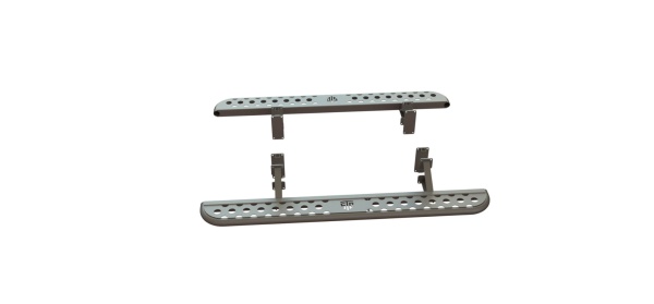 Пороги силовые Toyota Land Cruiser Prado 120 цельная ступень STC-TLCP120-S-C1