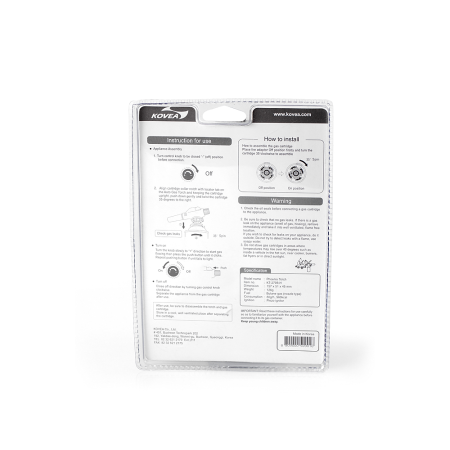 Резак газовый Kovea Phoenix Torch  KT-2709-H