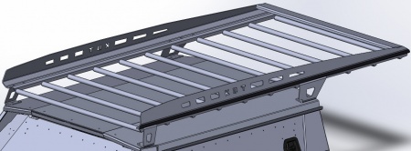 Багажник алюминиевый для кунга KDT на Toyota Tundra. 222807L