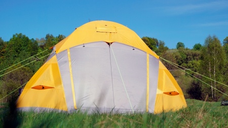 Шатер автомат Maverick Cosmos Thermal - под отопление (желто-серый)  M-T-YG-010