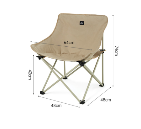 Кресло туристическое Naturehike Stellaluna T01 складное, 48х48х74 см, до 110 кг, зеленое CNH23JU13002-GRL