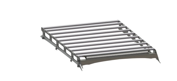 Багажник экспедиционный STC Toyota Land Cruiser 80 ШТОРКА с дальним светом  STC-TLC80-TR1-L1