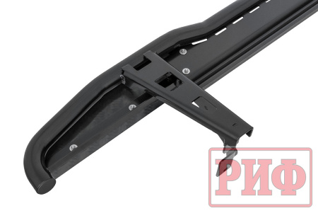 Пороги РИФ силовые Toyota Land Cruiser Prado 120 черные RIF120-40000-BL