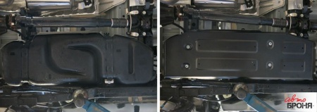 Защита топливного бака АвтоБроня Toyota Hilux 2015- 111.09505.1