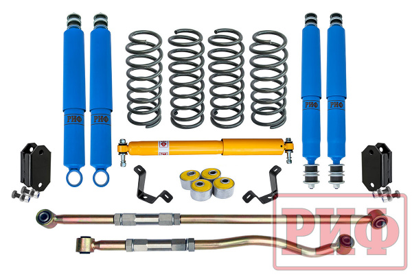 Лифт-комплект РИФ арктический Toyota Land Cruiser 80/105 лифт 50 мм мягкий RIF-TLC80-B-Arc