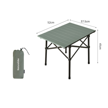 Стол туристический Naturehike Yamami Y01 складной, 52х37,5х41 см, зеленый CNK2450JJ027-PCRGR