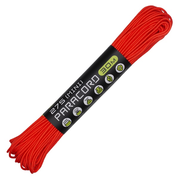 Паракорд 275 (мини) CORD nylon 30м (neon orange)  275.N30.N.OR