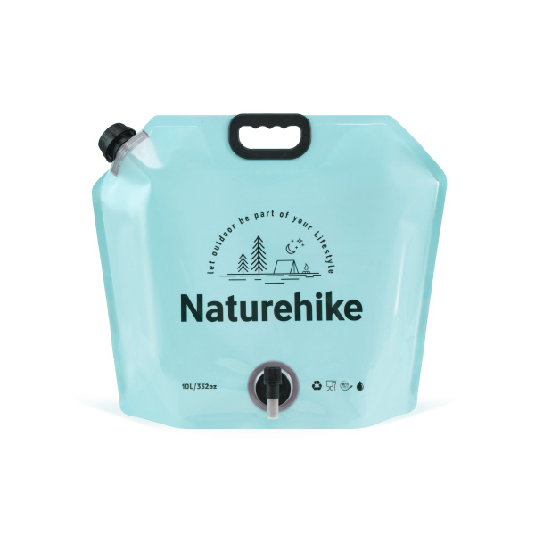 Канистра Naturehike Ling Wo для воды, 10 л., мягкая, голубая CNK2450CF027-10BL