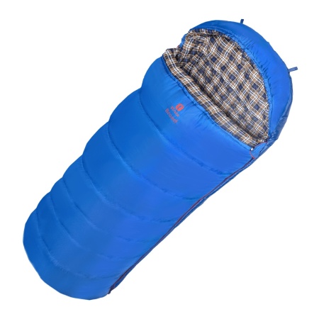 Мешок спальный BTrace Broad (Левый,Серый/Синий), (ТК: 0°C)  S0567