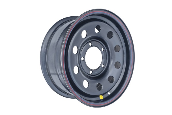 Диск усиленный УАЗ стальной черный 5x139,7 7xR16 d110 ET+25 1670-53910BL+25X