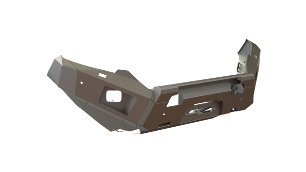 Бампер передний Toyota Land Cruiser Prado 150 2017-2024 REVO под балку и ПТФ STC-TLCP150/17-BFR-C1-L1L4