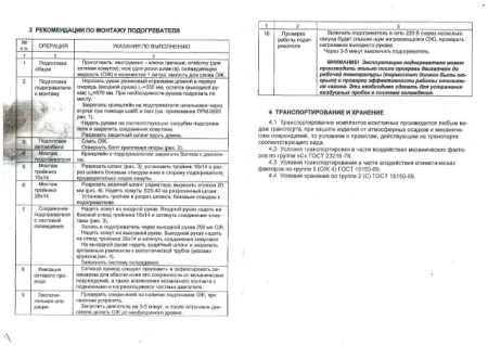 Комплект монтажный электроподогревателя Северс Ford "Focus" КМП-0501 КМП0501