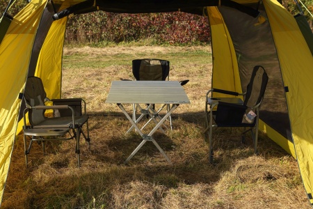 Шатер автомат Maverick Fortuna 300 (хаки/желто-горчичный)  M-KM-007