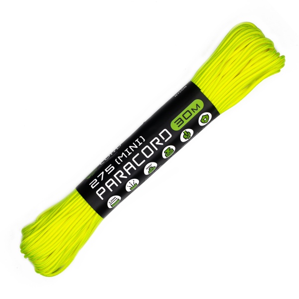Паракорд 275 (мини) CORD nylon 30м (neon yellow)  275.N30.N.Y