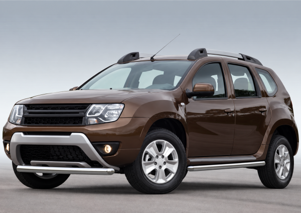 Фото изделия: Защита переднего бампера d57 Rival Renault Duster 2015- R.4703.001