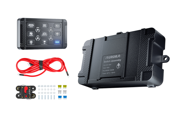 Панель переключателей AURORA (9 кнопок + Bluetooth) ALO-BT07-8