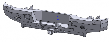 Бампер задний 4x4tun TOYOTA HILUX REVO 16.THBR Бампер задний 4x4tun TOYOTA HILUX REVO 16.THBR