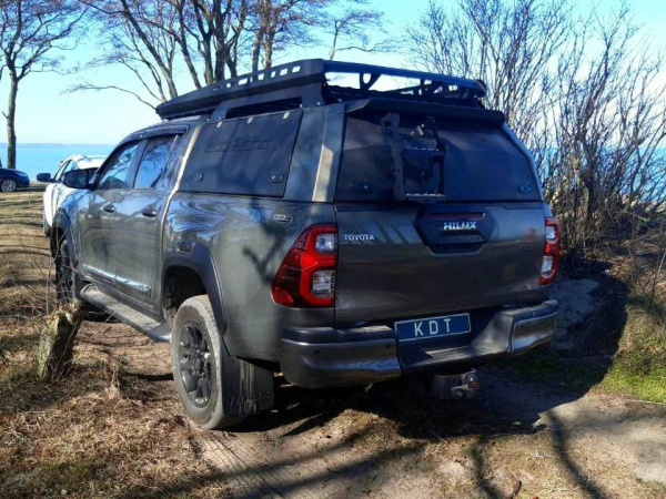Кунг экспедиционный трехдверный V поколения алюминиевый - Toyota Hilux 2015- 1528L