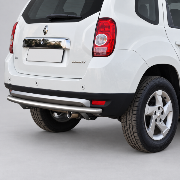 Фото для каталога: Защита заднего бампера d42 Rival Renault Duster 2011-2015 R.4701.010