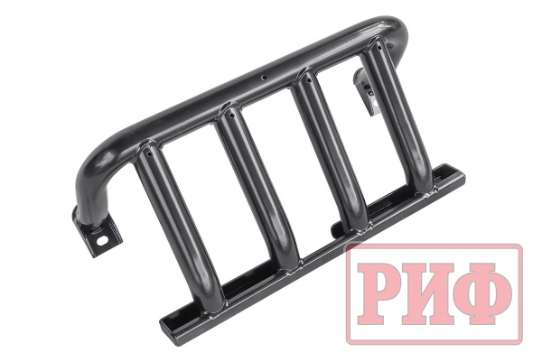 Бампер передний силовой/защита штатного бампера РИФ УАЗ Патриот 2015+ с защитой рулевых тяг стандарт RIF060-11170