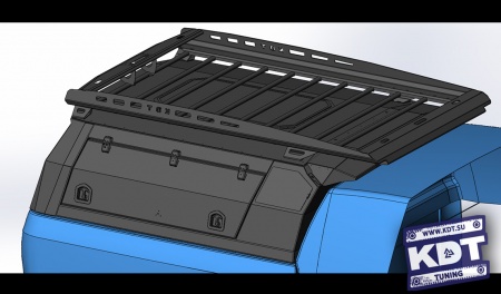 Кунг экспедиционный увеличенный трехдверный "Лабаз" KDT Toyota Tundra Double Cab Long 2007-2013  222821W