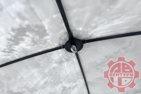 Палатка зимняя Улов КУБ утепленная., пиксель-зима 200*200*210см.  2001