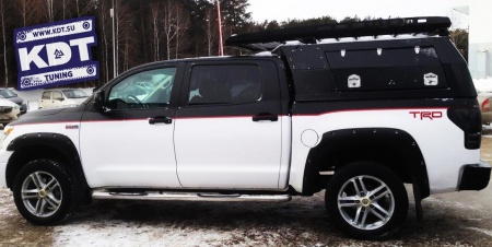 Кунг экспедиционный увеличенный трехдверный "Лабаз" KDT Toyota TUNDRA Crew Max 2007-2013  2228W